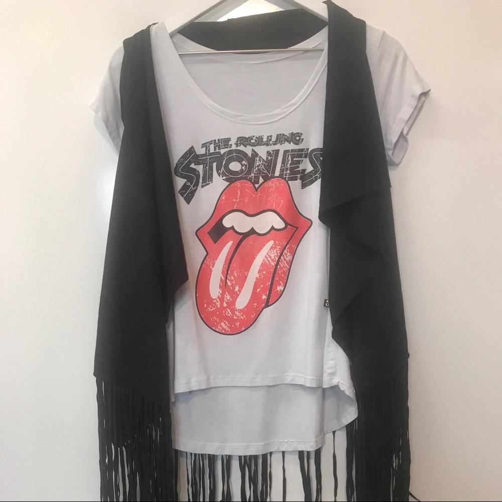 The Rolling Stones graphic tee.